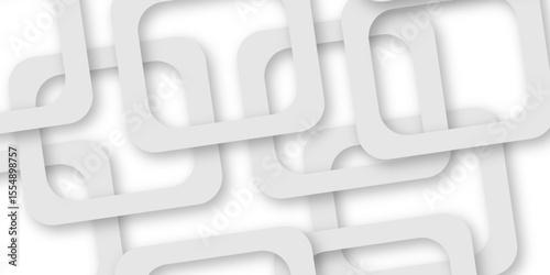 White and gray overlap triangle geometric technology pattern. gray rectangle frames with soft shadows white square line technology concept .White triangular beautiful tech layout triangle background. 