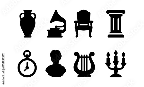 Classic silhouettes: vintage icons of history and art