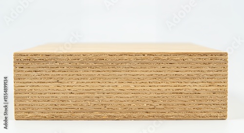 Light beige wooden panel close up