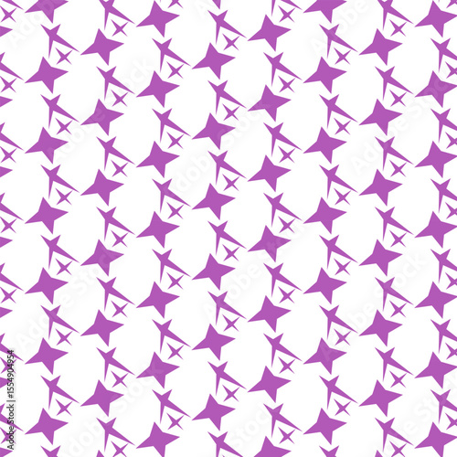 Modern Stylized Star Repeating Tile—Playful Celestial Graphic