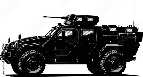 Advanced Armored Personnel Carrier with Remote Weapon Station for Enhanced Defense Capabilities