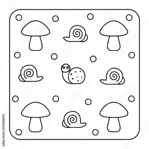comfy pattern coloring pages,  bold and easy coloring pages, coloring book, line art, illustration, victor, black and white coloring pages, Hand-drawn coloring pages,  Cozy coloring pages,