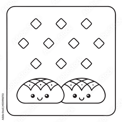 comfy pattern coloring pages,  bold and easy coloring pages, coloring book, line art, illustration, victor, black and white coloring pages, Hand-drawn coloring pages,  Cozy coloring pages,