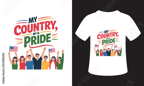 Motivational patriotism T-Shirt Design