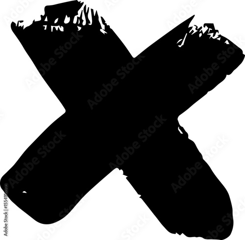 X draw paint. X black mark set. highly detailed and different crosses. Hand drawn crossed brush strokes. Cross sign graphic symbol.  JPG. PNG. SVG.