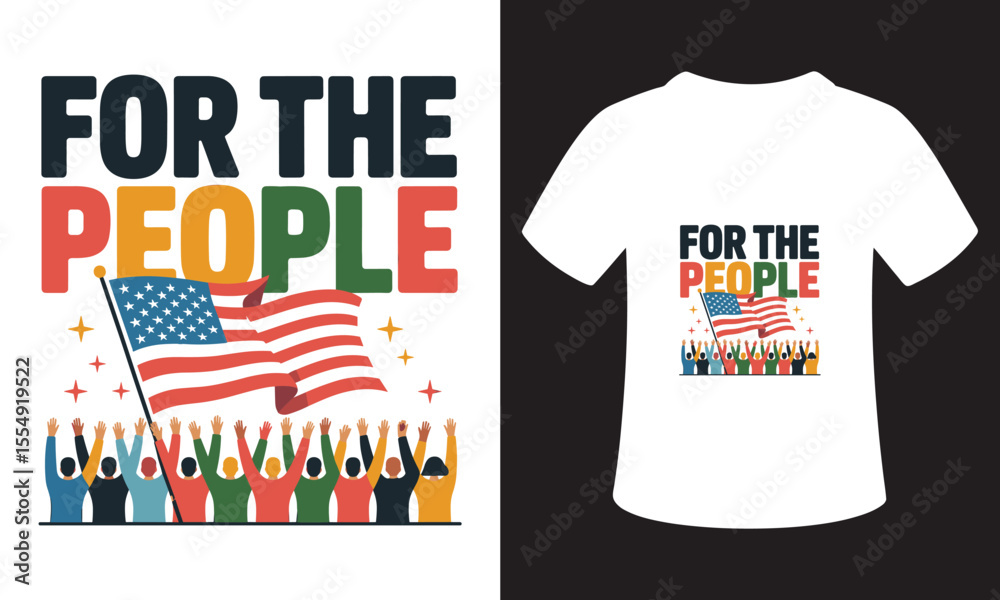 Fototapeta premium patriotism Quote T-Shirt Design