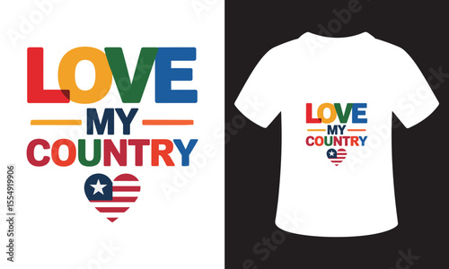 Inspiring patriotism T-Shirt Design