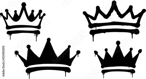 Stylized Graffiti Crown