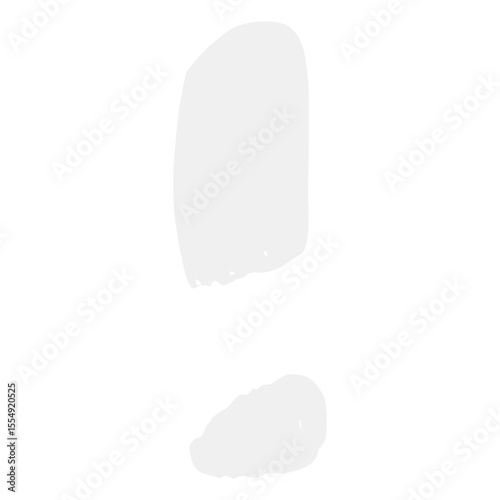 Number Symbols made of white paint isolated on white background. Number 1, 2, 3, 4, 5, 6, 7, 8, 9, 0. SVG. numbers-punctuation. art.