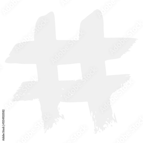Number Symbols made of white paint isolated on white background. Number 1, 2, 3, 4, 5, 6, 7, 8, 9, 0. SVG. numbers-punctuation. art.