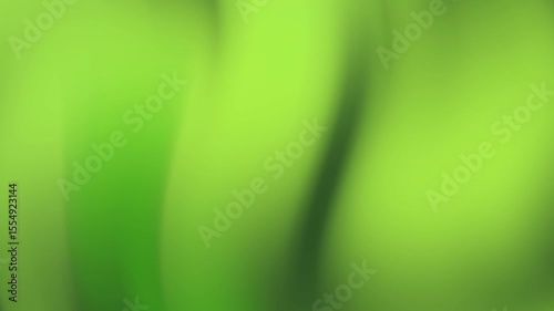 Abstract Green Waves Motion Background for Nature, Environmental and Technology Visualization