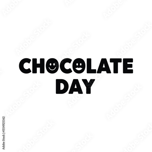 Happy Chocolate Day Delicious Chocolate Treats Sweet Emojis Celebrate