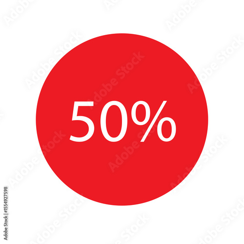 fifty percent button