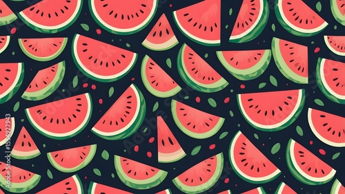 Watermelon Mosaic Pattern