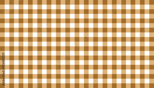 Brown gingham seamless pattern background motif squares gingham shape can used for banner, fabric pattern, backdrop, tablecloth, clothing, shirt, gown, paper, bedding, blanket and other textile	