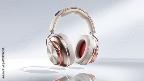a stylish headphone on a white background