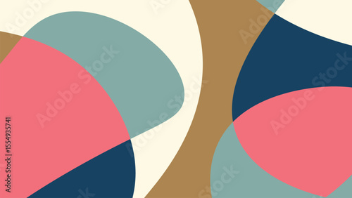 Modern organic flow background