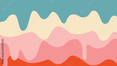 Color flow splash background