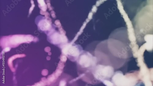 Abstract bokeh background with soft purple pink and blue lights