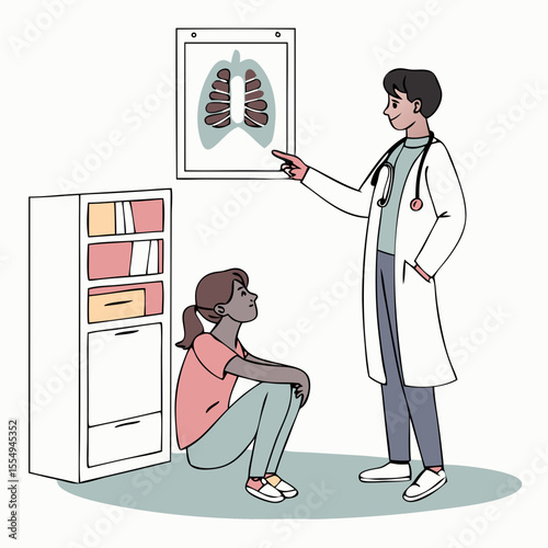 Female Doctor Explaining Diagnosis to Elderly Patient Using Digital Tablet in Clinic