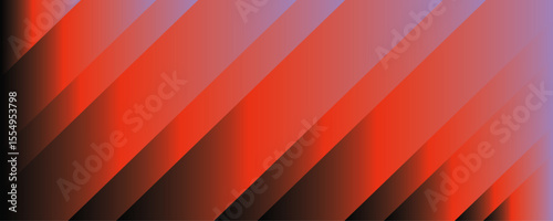 Abstract background featuring diagonal gradient stripes in varying widths.Gradient transitions to blend the hues seamlessly. Stripes lines gradient color with shine light.