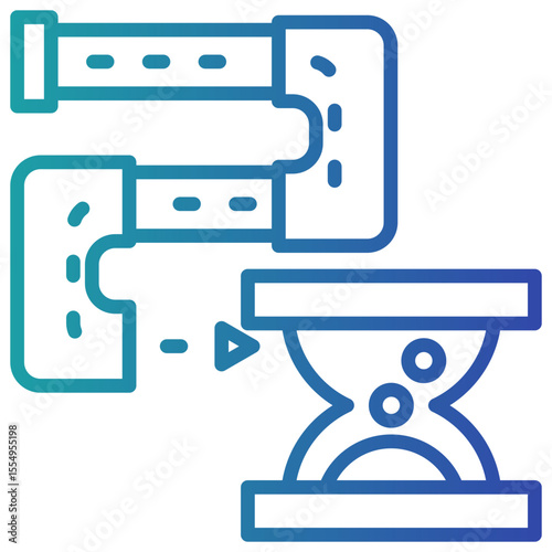Maintenance Gradient Color Icon