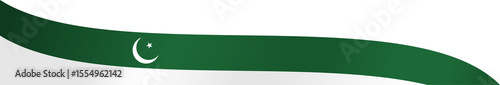 Free Download Pakistan Flag Frame Ribbon Corner Border Illustration - GFXLoad