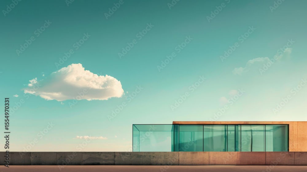 Obraz premium blue sky and clouds