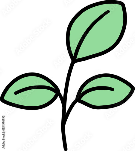 green leaf icon