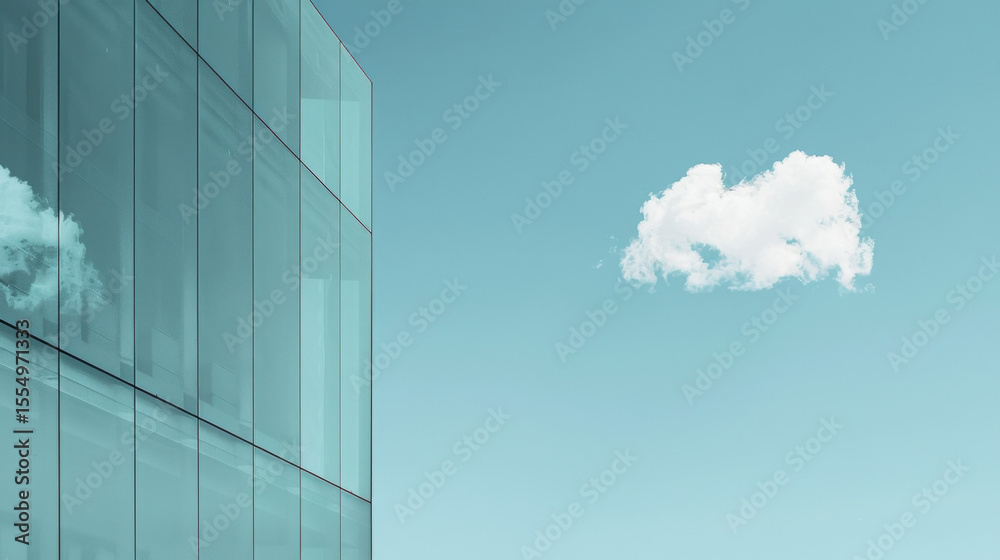 Obraz premium blue sky and clouds