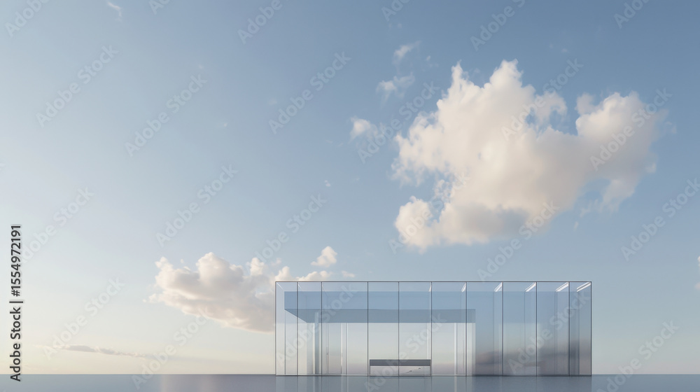 Fototapeta premium blue sky and clouds