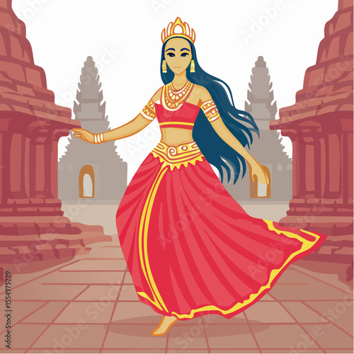 hindu god in the temple