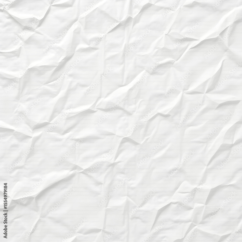 Fototapeta premium crumpled up white paper background