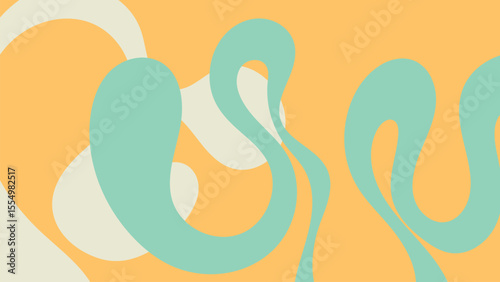 Mint flow abstract background