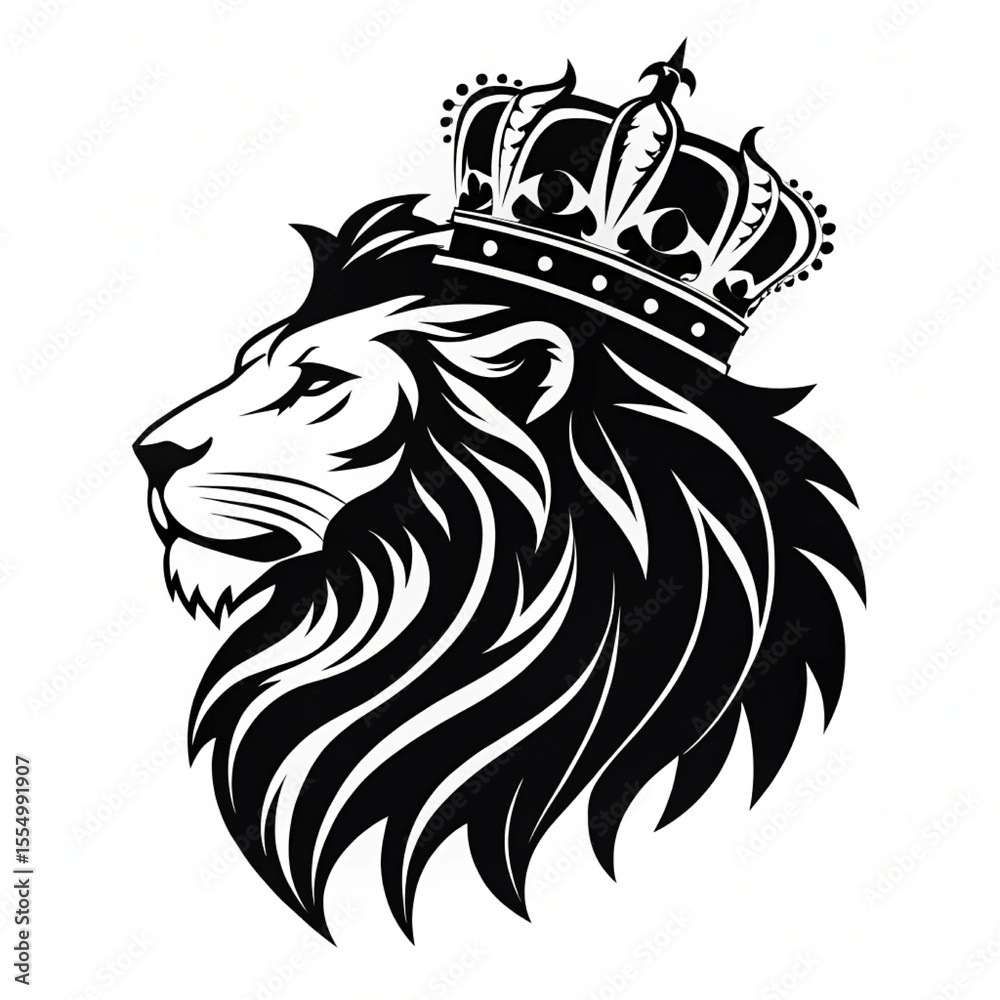 Obraz premium lion head mascot