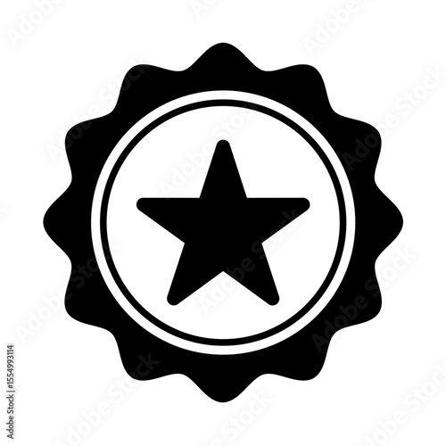 Top rated icon. Vector image