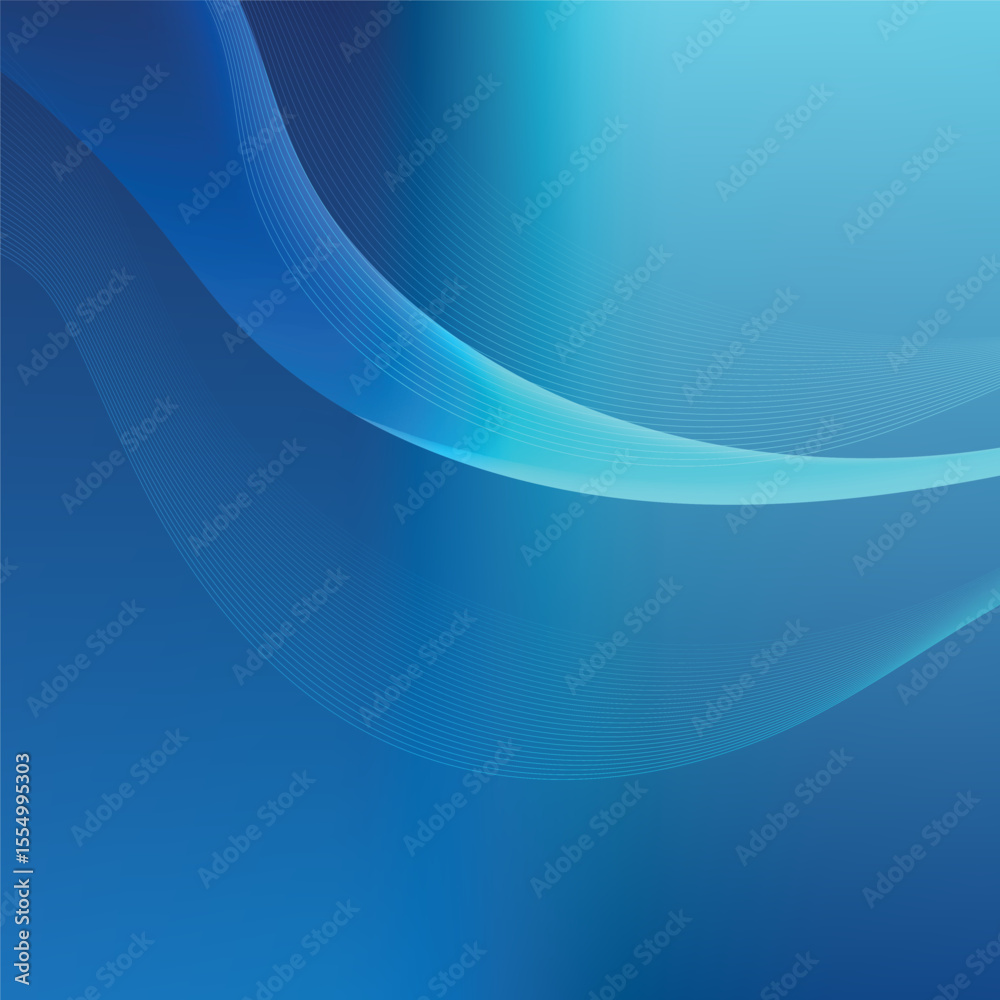 Fototapeta premium blue gradient smooth background vector art use for web and app design.