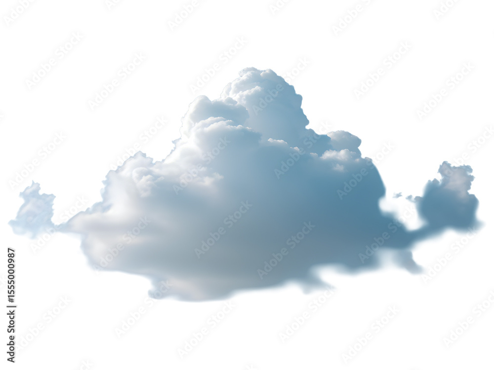 Obraz premium clouds isolated on white background