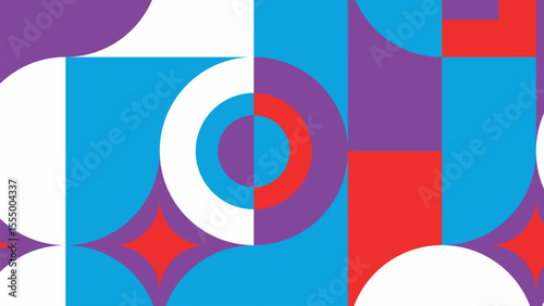 Modern digital color blocks background