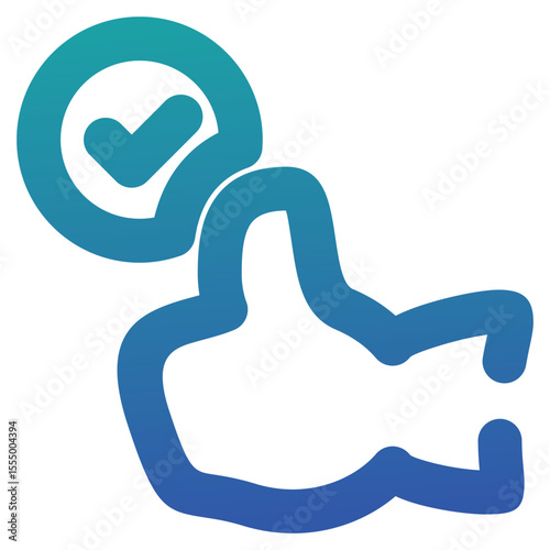 Trust Gradient Color Icon