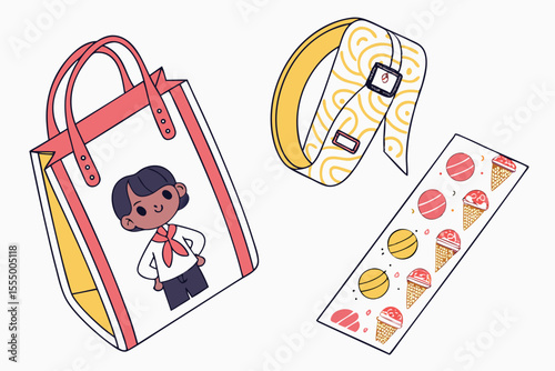 Customizable sticker designs available in various colors and fonts