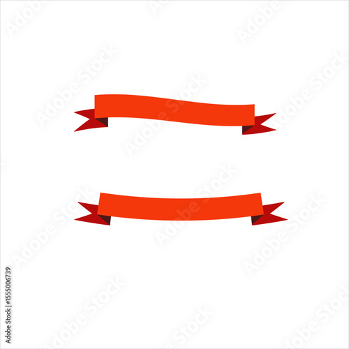Free Download banner ribbons on white background - GFXLoad