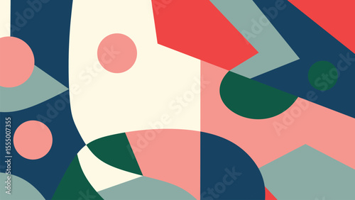 Color fusion abstract background