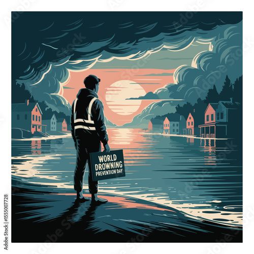 World Drowning Prevention Day Observation Poster