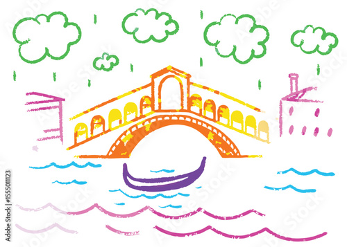 Vector illustration design of a summer vacation background perfect for a happy holiday banner or fun label