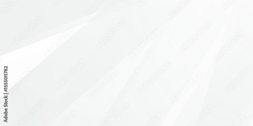 Obraz premium Abstract white Geometric banner design background.