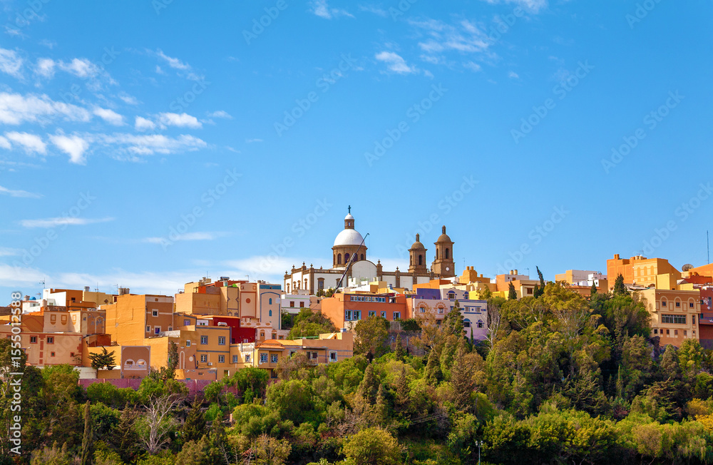 Obraz premium Church San Sebastian de Aguimes, Island Gran Canaria, Canary Islands, Spain, Europe.