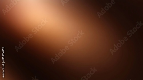 Brown gradient background with soft light effect for graphic design and presentations