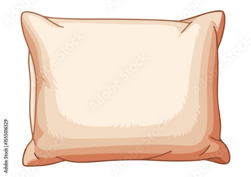 Fluffy pillow with soft texture for optimal comfort and relaxation