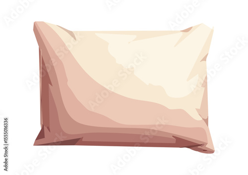 Plush pillow with smooth surface for luxurious comfort and support
